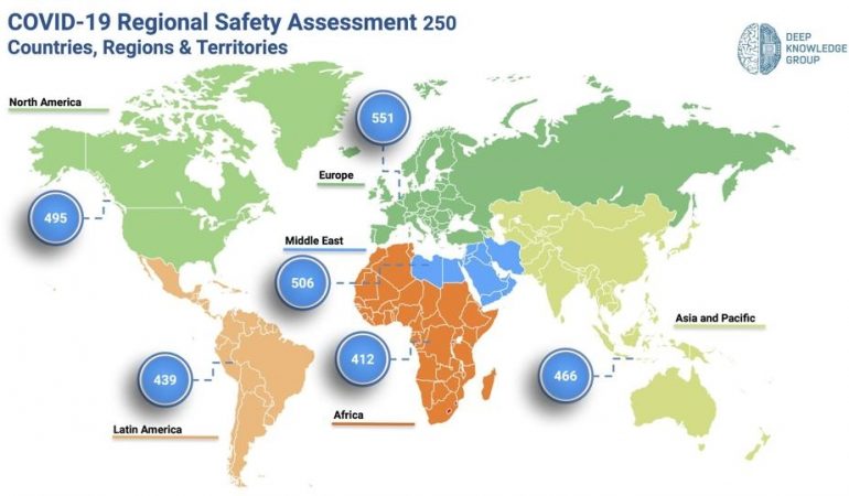 COVID-19-სგან ყველაზე უსაფრთხო 100 ქვეყანა – რომელ ადგილზეა საქართველო
