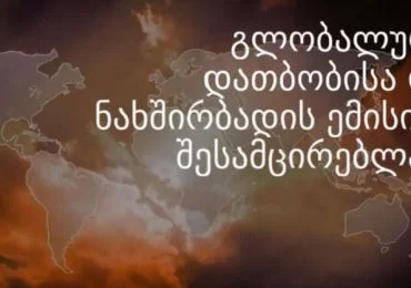 გლობალური დათბობის და ნახშირბადის ემისიის შესახებ