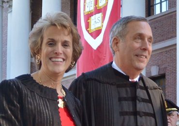 Harvard's president and his wife test positive for coronavirus