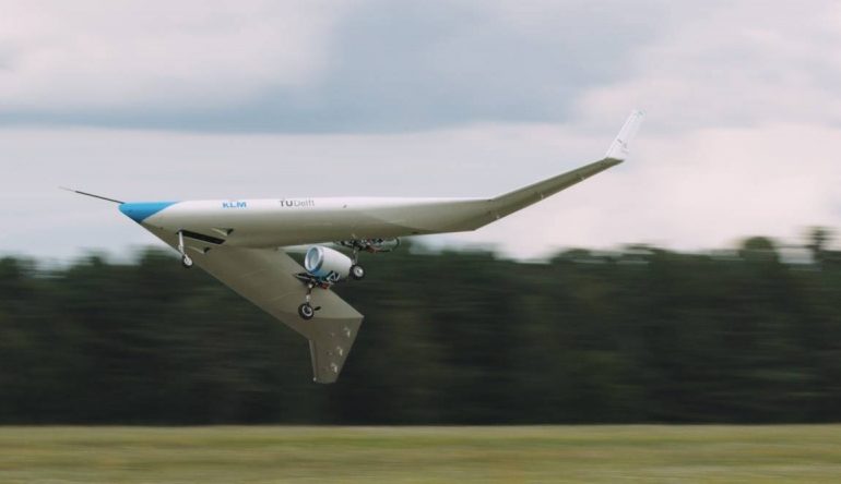 KLM and TU Delft present successful first flight Flying-V