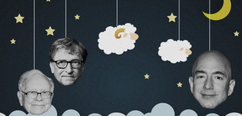 How Much Bill Gates, Jeff Bezos, and Warren Buffet Get Each Night