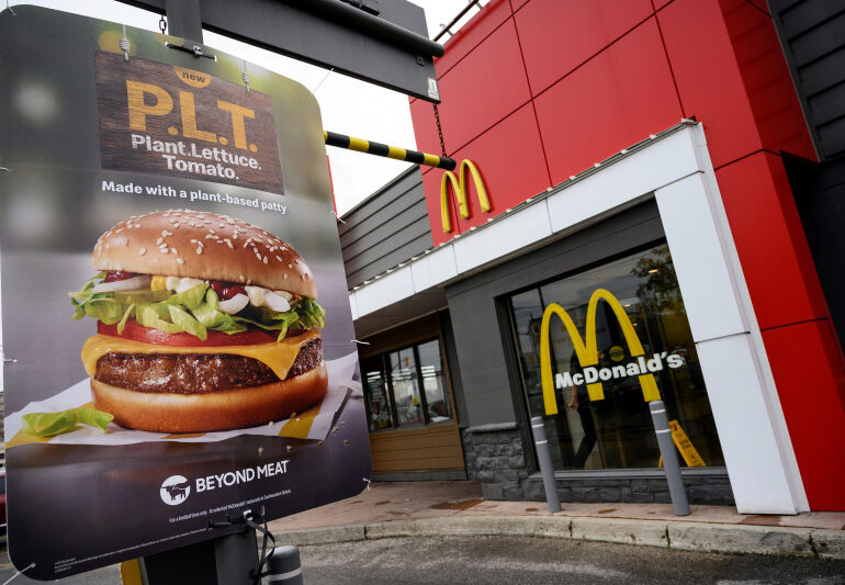 McDonald's to introduce plant-based burgers and fast food
