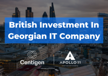 British investment in Georgian IT company, Centigen Soft Becomes Largest Shareholder of Apollo 11