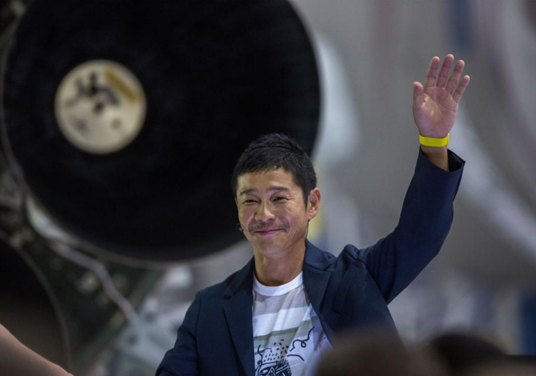 იაპონელი მილიარდერი იუსაკუ მაეზავა საერთაშორისო კოსმოსურ სადგურზე მიემგზავრება