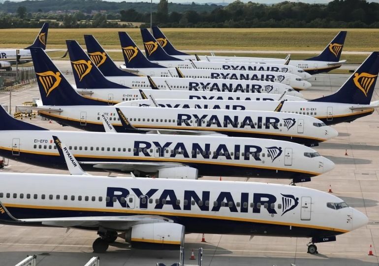 ბიუჯეტური ავიაკომპანია Ryanair 273 მილიონი ევროს ოდენობის ზარალის შესახებ იტყობინება