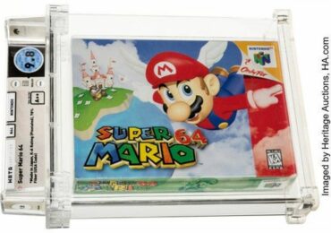 Super Mario 64 აუქციონზე რეკორდულ ფასად, 1.56 მილიონ აშშ დოლარად, გაიყიდა