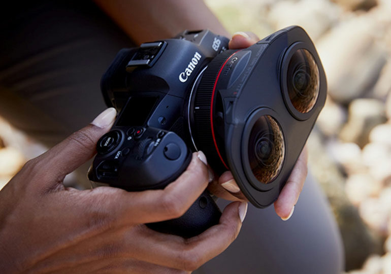 Canon-მა ფოტოაპარატის 3D VR ლინზა გამოუშვა