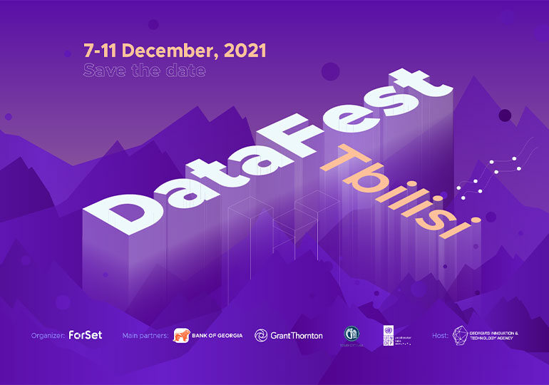 საქართველოს ბანკის მხარდაჭერით DataFest Tbilisi 2021 ბრუნდება