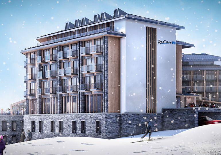 გუდაურში სასტუმრო Radisson Blue Gudauri-ს მშენებლობას კომპანია “ბლოქსი” გააგრძელებს