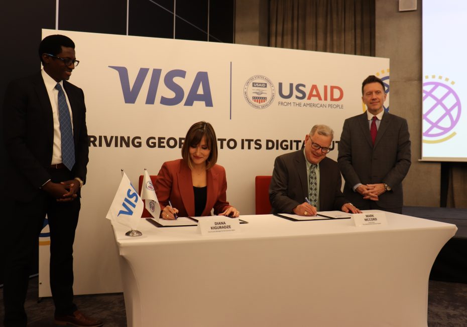 Visa და USAID ახალ პარტნიორობას იწყებენ, მცირე და საშუალო ბიზნესის განვითარებისა და ეკოსისტემის გაციფრულების მხარდაჭერის მიზნით საქართველოში
