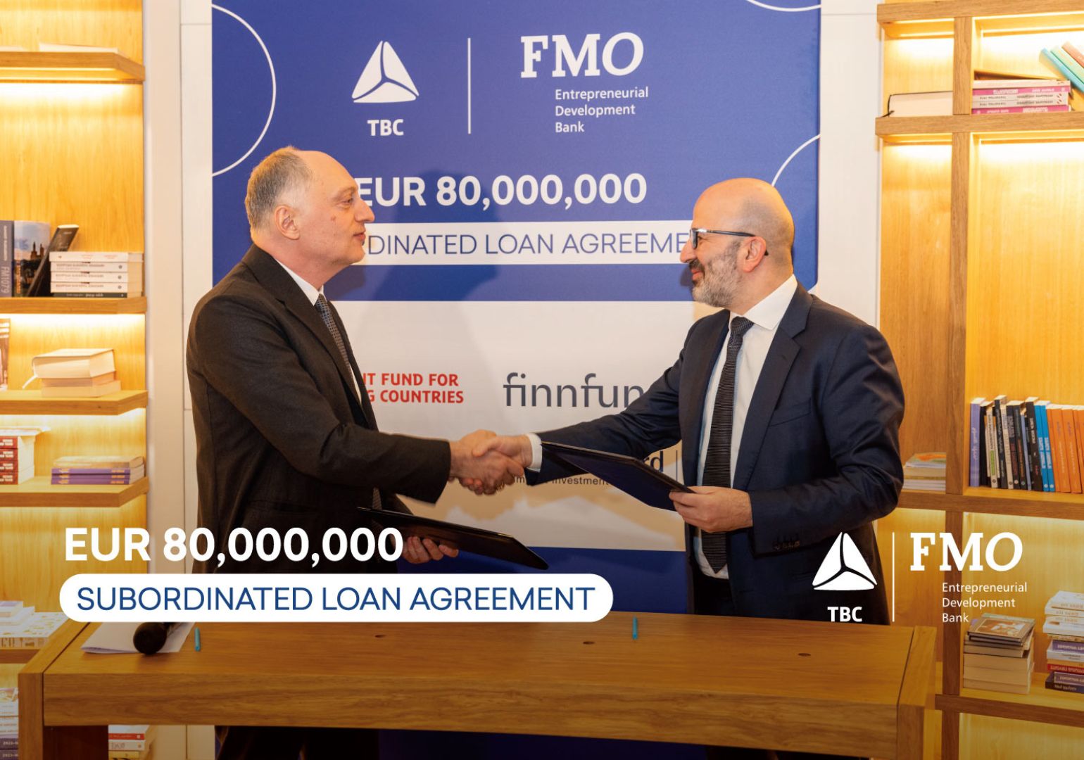 თიბისი ბანკსა და FMO-ს შორის 80 მილიონი ევროს ოდენობის სასესხო ხელშეკრულება გაფორმდა