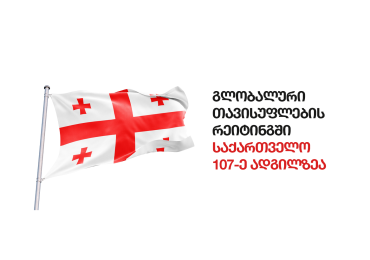 გლობალური თავისუფლების რეიტინგში საქართველო 107-ე ადგილზეა