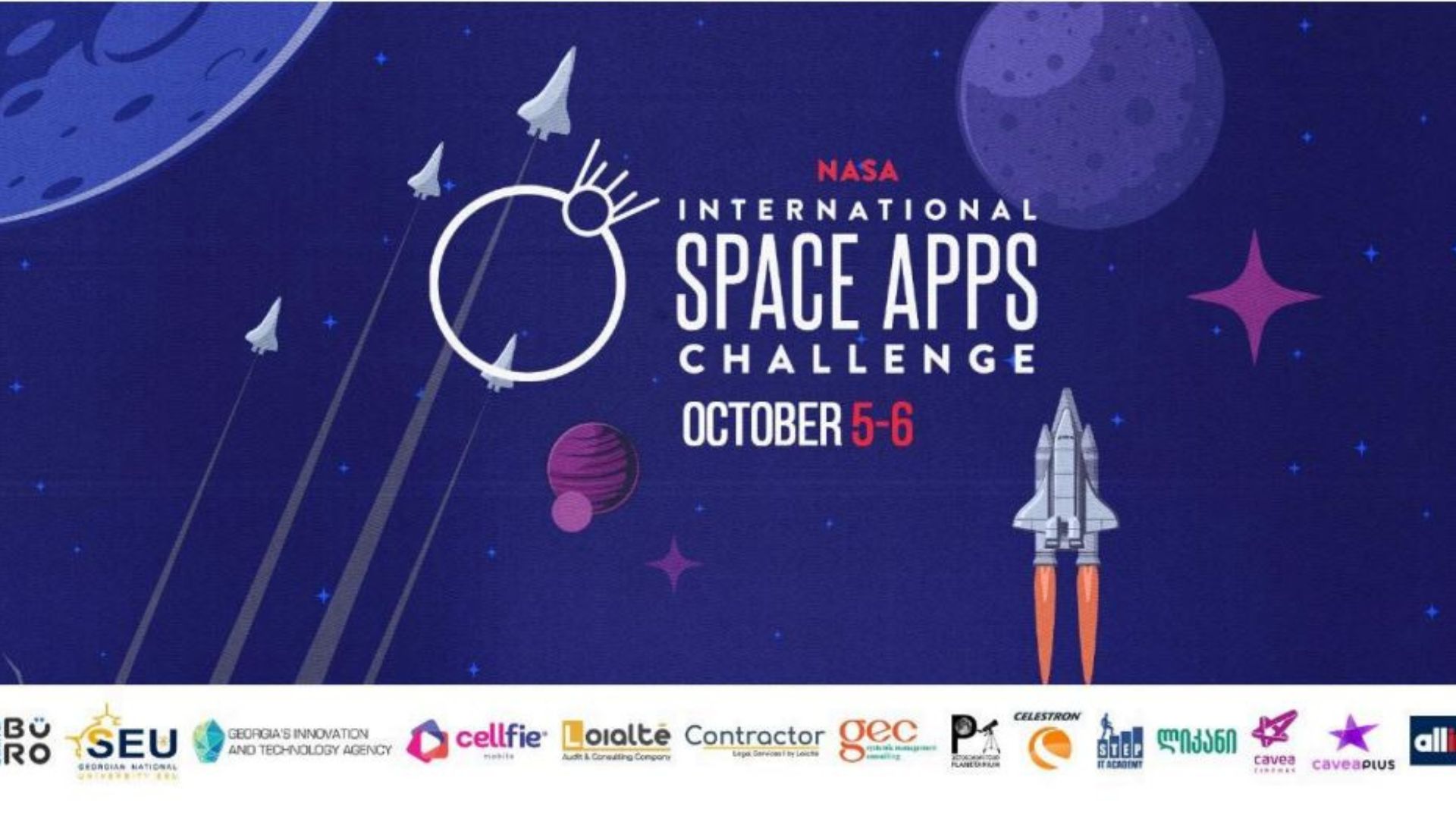 5-6 ოქტომბერს თბილისში NASA Space Apps Challenge 2024 გაიმართება ...