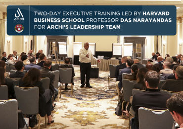 Harvard Professor Led a Training for Archi Team Members at the Company’s Invitation