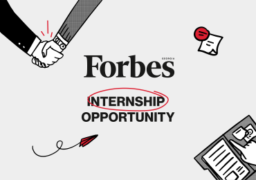 სტაჟირების შესაძლებლობა Forbes Georgia-ში
