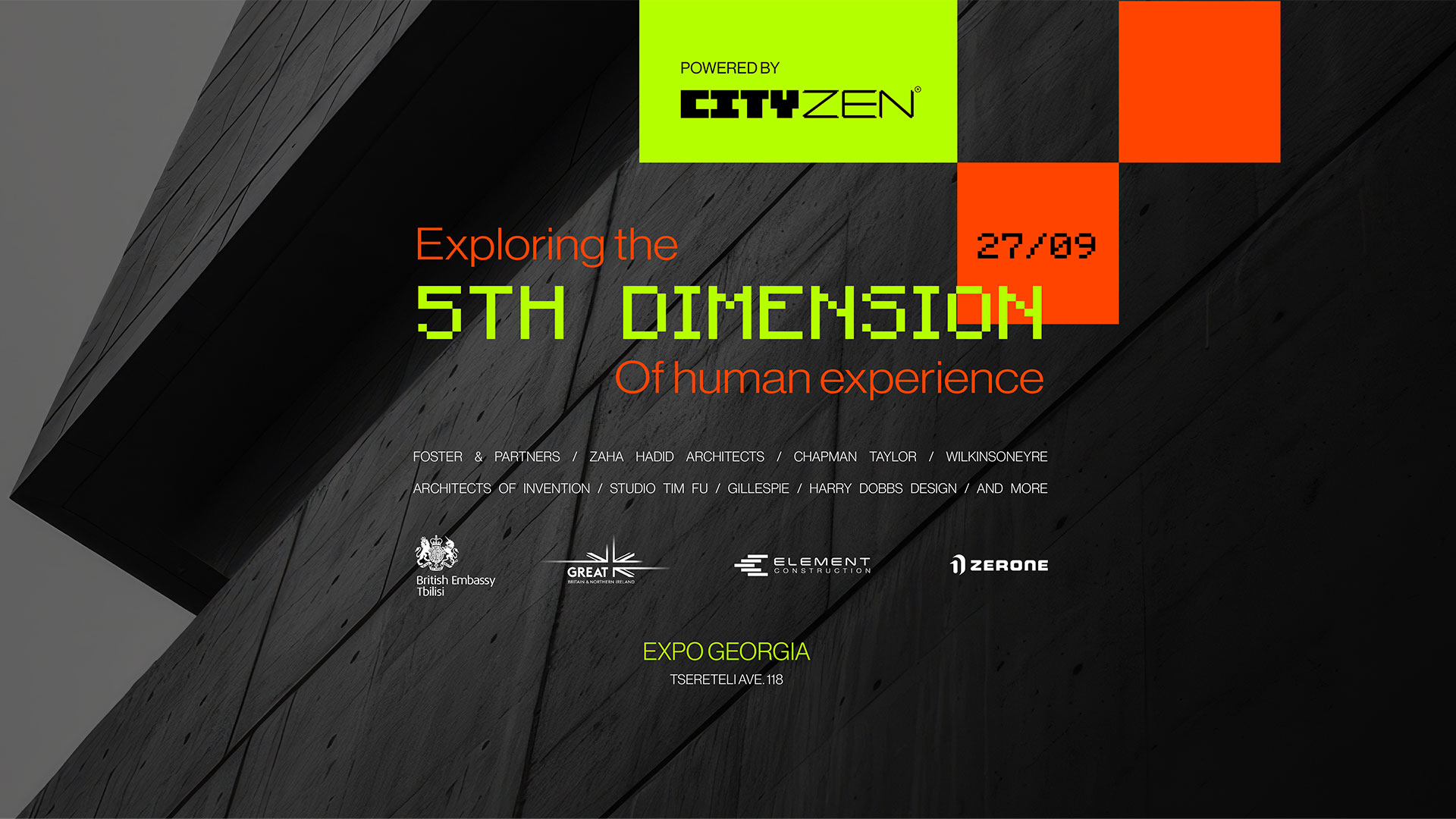 Tbilisi Architecture Forum 2025 – “The Fifth Dimension: Interaction Between Humans and the Built Environment”