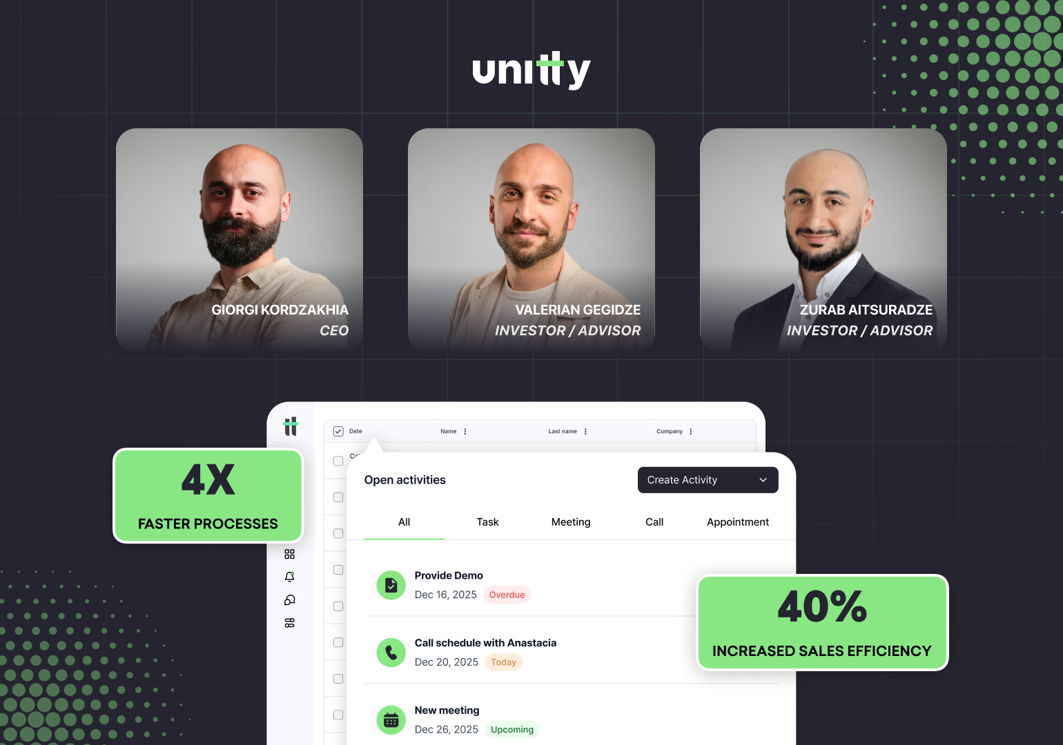 Why Gegidze Group’s Investment in Unitty.io Signals a New Era of AI-powered CRM solutions