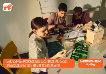 რა შესაძლებლობებს ქმნის საქართველოს ბანკი მოსწავლეებისთვის STEM მიმართულებით?