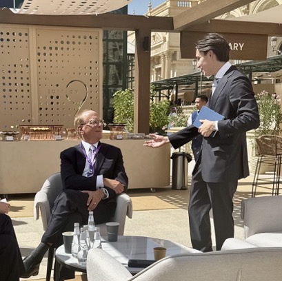 Carlos Cadena Rico and Larry Fink (CEO at BlackRock). Saudi Arabia, Riyadh