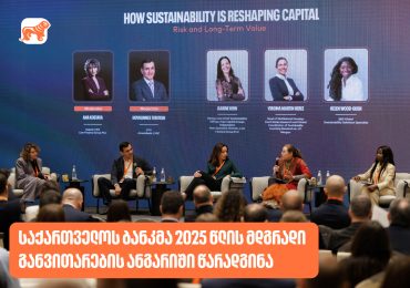 საქართველოს ბანკმა 2025 წლის მდგრადი განვითარების ანგარიში წარადგინა