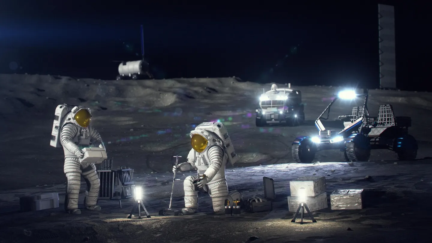 მთვარის ბაზის მისიისთვის NASA-მ მასკის SpaceX-ს ბეზოსის Blue Origin-ი არჩია