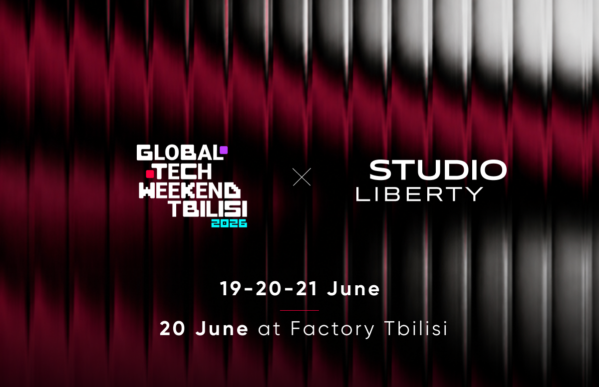 „სტუდიო ლიბერთი“ Global Tech Weekend Tbilisi 2026-ის მთავარი პარტნიორია