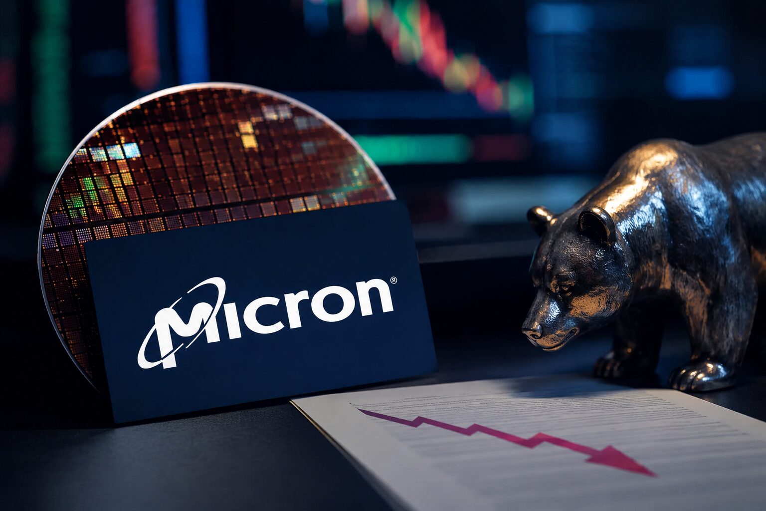 Micron-ის აქციების ფასი 13%-ით დაეცა