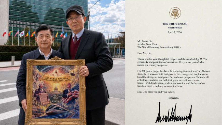 The World Harmony Foundation (WHF) Leads Historic Art Project Recognized by the White House