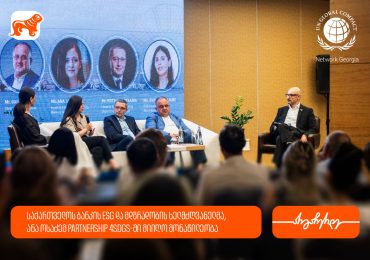 საქართველოს ბანკის ESG და მდგრადობის ხელმძღვანელმა, ანა ოსაძემ Partnership 4SDGs ფორუმზე მდგრადი დაფინანსების განვითარების პერსპექტივებზე ისაუბრა