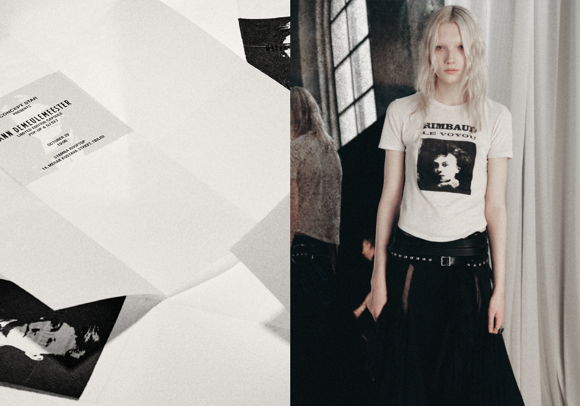 Ann Demeulemeester-მა თბილისისადმი მიძღვნილი ლიმიტირებული კოლექცია შექმნა, რომელსაც Concept STAR-ი წარადგენს